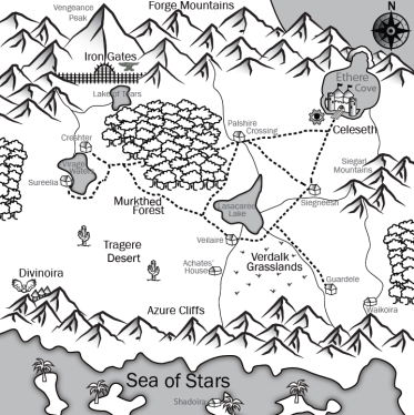 The Curse of the Moira Map.  Copyright of Saxa Taylor